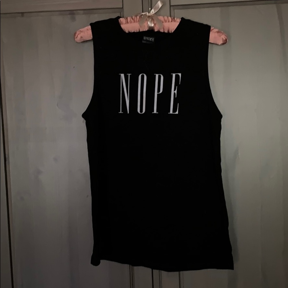 Graphic Muscle Tank Top